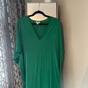 The Drop Graceatwood Green Kimono Dress - XS